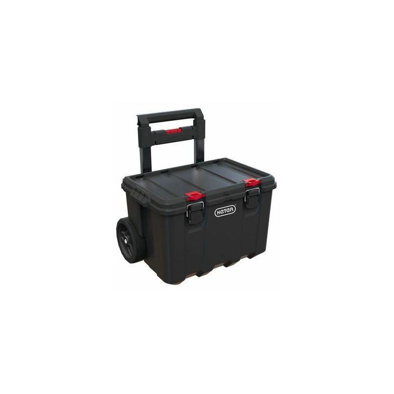 Dėžė Keter STACK N ROLL, juoda/raudona Dėžė Keter STACK N ROLL, juoda/raudona