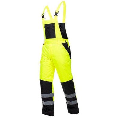 Darbinis puskombinezonis Ardon, juoda/geltona, XL dydis Darbinis puskombinezonis Ardon, juoda/geltona, XL dydis