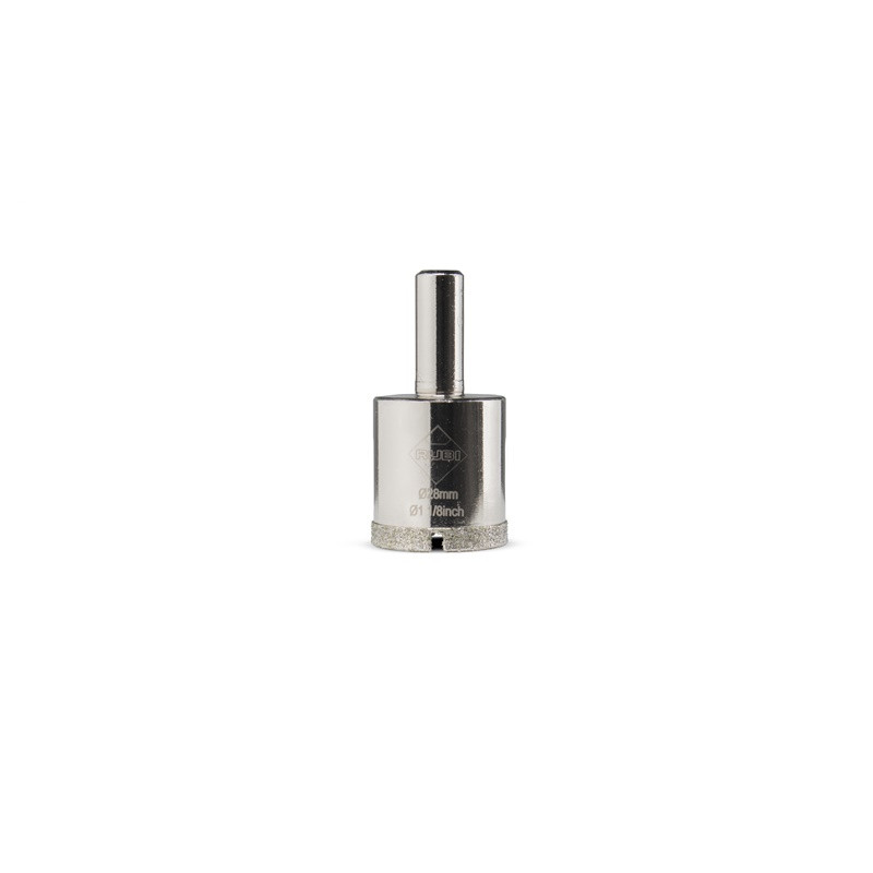 Plytelių gręžimo karūna Rubi 5962, 28 mm Plytelių gręžimo karūna Rubi 5962, 28 mm