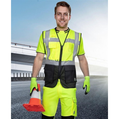 Liemenė Hi-viz Signal, geltona, L Liemenė Hi-viz Signal, geltona, L