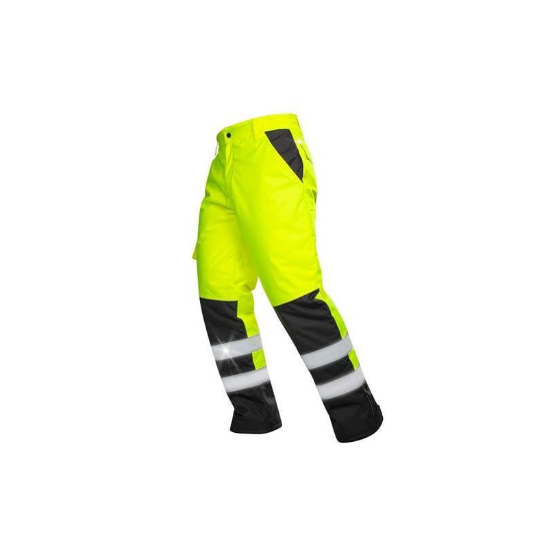 Darbo kelnės Ardon, juoda/geltona, poliesteris, XL dydis Darbo kelnės Ardon, juoda/geltona, poliesteris, XL dydis