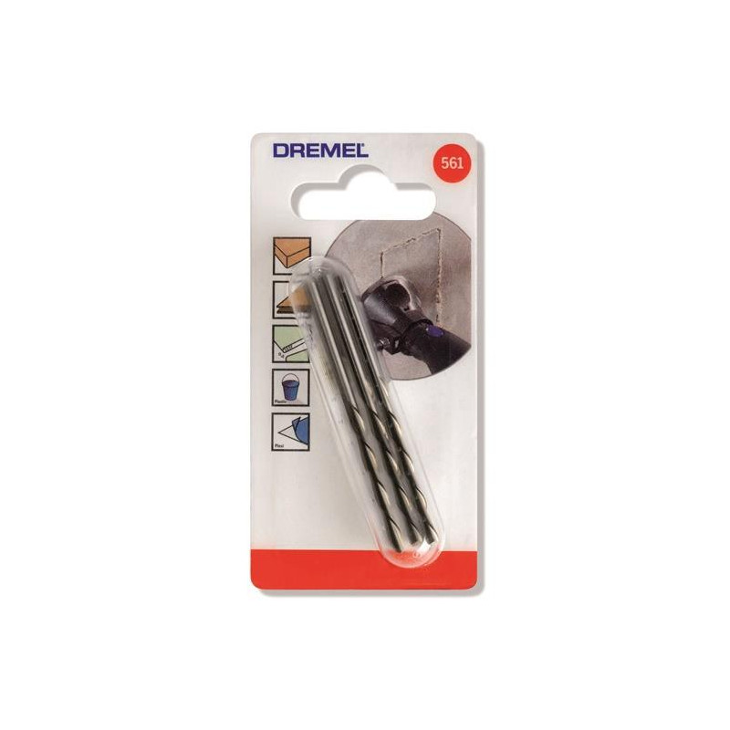 Frezų komplektas Dremel 561, 3 vnt Frezų komplektas Dremel 561, 3 vnt