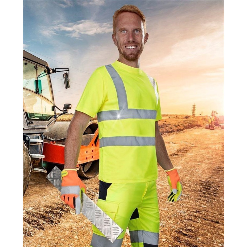 Marškinėliai Ardon Hi-viz Ref101, geltona, M Marškinėliai Ardon Hi-viz Ref101, geltona, M