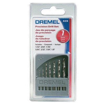 Grąžtų komplektas Dremel 628, 2615062832, 7 vnt Grąžtų komplektas Dremel 628, 2615062832, 7 vnt