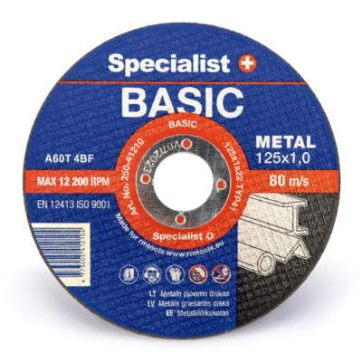 gadā disks BASIC 125x1x22 mm