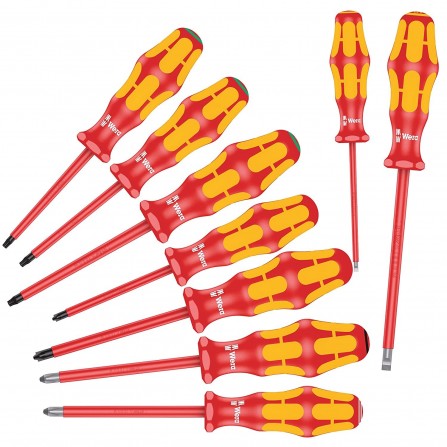 Wera skrūvgriežu komplekts 160 i/162 i/167 i/9 Kraftform Plus Series 100 (05133355001), 9 gab.