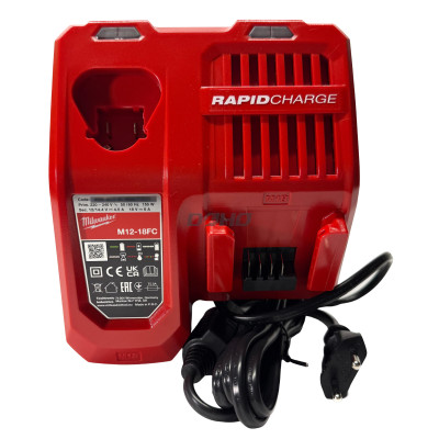 Ātrais lādētājs Milwaukee M12-18 FC, 12-18 V, Li-ion