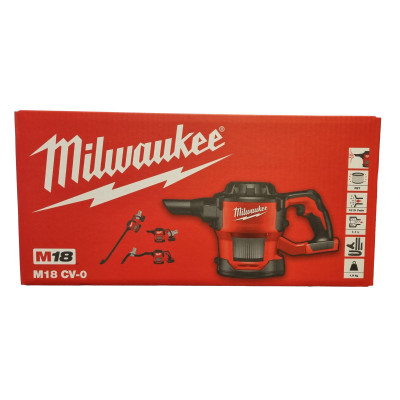 Bezvadu putekļu sūcējs Milwaukee M18 CV-0, 18 V (bez akumulatora un lādētāja)
