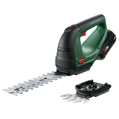 Bosch bezvadu zāles un suku šķēres AdvancedShear 18V-10 (ar akumulatoru)