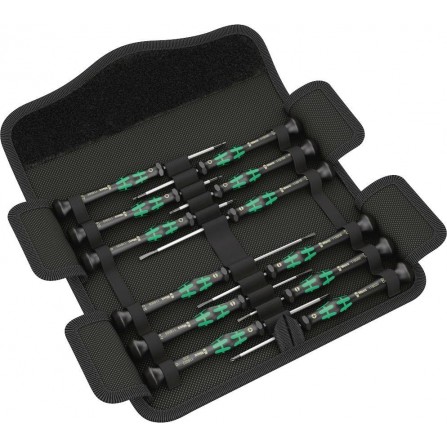 Wera skrūvgriežu komplekts elektronikai Kraftform Micro 12 Universal 1 (05073675001), 12 gab.