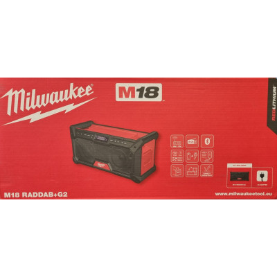 Bezvadu radio Milwaukee DAB+ M18 RADDAB+G2-0