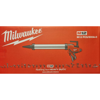 Akumulatora blīvēšanas pistole Milwaukee M12 PCG/600A-0, 12 V, 600 ml