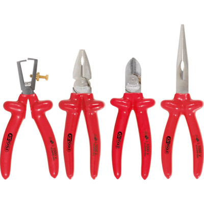 KS Tools 1000V knaibļu komplekts, 4 daļas, 2. variants (117.1760)