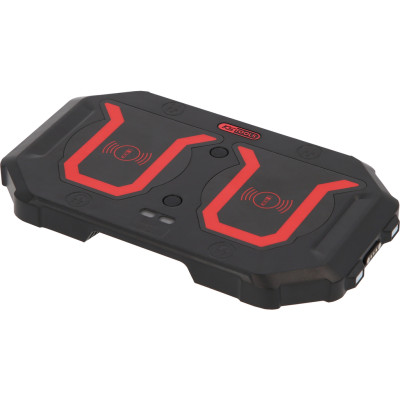 KS Tools eQuiUltimateBEAM uzlādes paliktnis ar diviem uzlādes punktiem (150.4611)