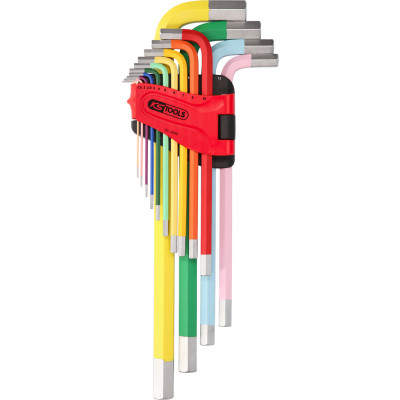 KS Tools sešstūra atslēgu komplekts, īpaši garš, 14 daļas (151.4640)