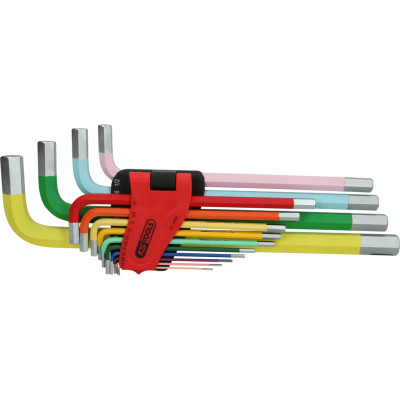 KS Tools sešstūra atslēgu komplekts, īpaši garš, 14 gabalu collas (151.4650)