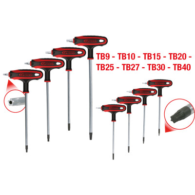KS Tools T veida roktura Torx leņķa atslēgu komplekts, 8 daļas (151.8165)