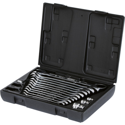 KS Tools GEARplus sprūdrata uzgriežņu atslēgu komplekts, 16 daļas (503.4266)