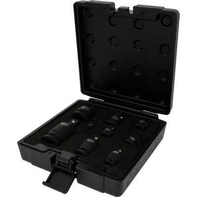 KS Tools spēka palielināšanas un samazināšanas adapteru komplekts, 9 daļas (515.0100)