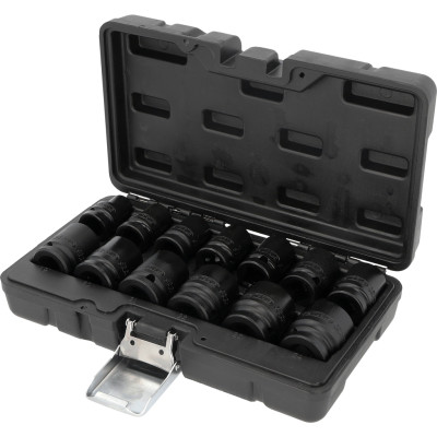 KS Tools 1/2" 12 punktu triecienuzmavu komplekts, īss, 13 daļas (515.0900)