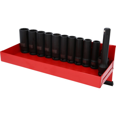 KS Tools 1/2" 12 punktu triecienuzmavu komplekts, garš, 13 daļas (515.1140)