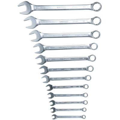 KS Tools leņķa kombinēto uzgriežņu atslēgu komplekts, 12 daļas, 10–32 mm (517.0085)