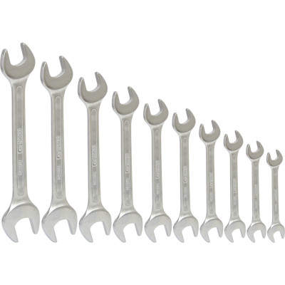 KS Tools dubulto atvērto uzgriežņu atslēgu komplekts, 10 daļas, 8–32 mm (517.0148)