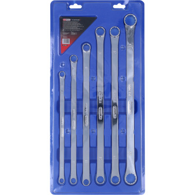 KS Tools CHROMEplus dubulto gredzenatslēgu komplekts, XL, 6 daļas (518.0800)