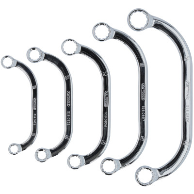 KS Tools CHROMEplus startera un bloka atslēgu komplekts, 5 daļas (518.0850)