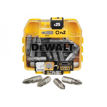 Dewalt skrūvgriežu komplekts DT71521-QZ, PZ2 x 25 mm, 25 gab.