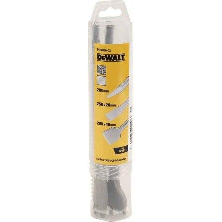 Dewalt kaltu komplekts DT60330, SDS-plus 3 gab.