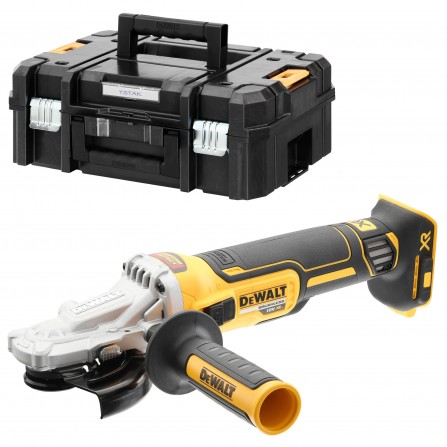 Dewalt akumulatora leņķa slīpmašīna DCG405FNT-XJ, 125 mm, 18 V + korpuss
