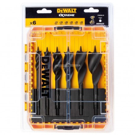 Dewalt koka urbjmašīnu komplekts ar 3 griešanas malām (DT90238-QZ), 6 gab.