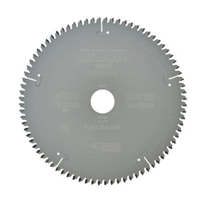 DeWalt EXTREME zāģa disks DT4286-QZ 216 x 30 mm 80 zobi