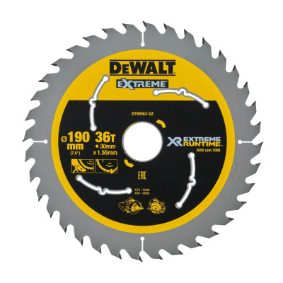 DeWalt ripzāģa disks DT99563-QZ 190 x 30 mm 36