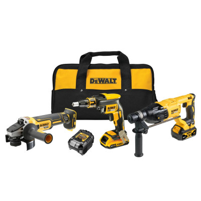 DeWalt akumulatora instrumentu komplekts DCK308DM 18 V DCF620 DCH133 DCG405