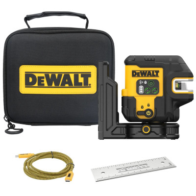 DeWalt kombinētais lāzers DCLE14251GB žalias spindulys