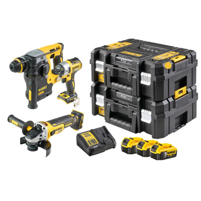DeWalt akumulatora instrumentu komplekts DCK305P3T 18 V DCH273 DCF887 DCG405