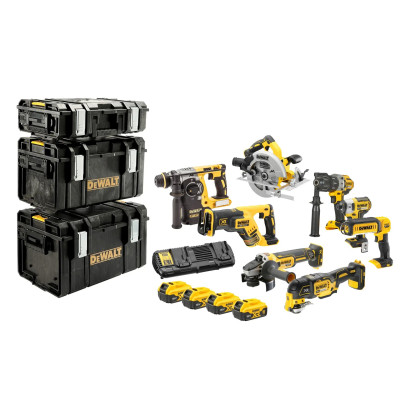 DeWalt akumulatora instrumentu komplekts DCK853P4 18 V 8 įrankiai