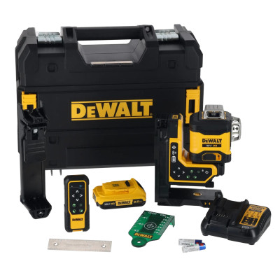 DeWalt akumulatora līniju lāzers DCLE34035D1 18 V su nuotoliniu valdymu
