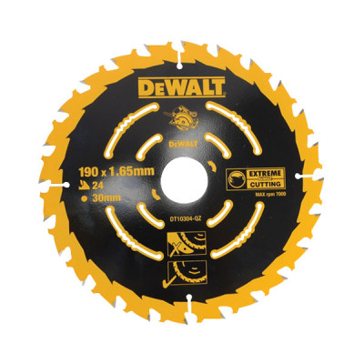 DeWalt ripzāģa disks DT10300-QZ 190 x 30 mm, 24 dantys