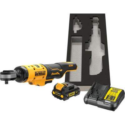 DeWalt akumulatora sprūdrata atslēga DCF503L1G-QW 3/8 colla, 12 V, 3 Ah