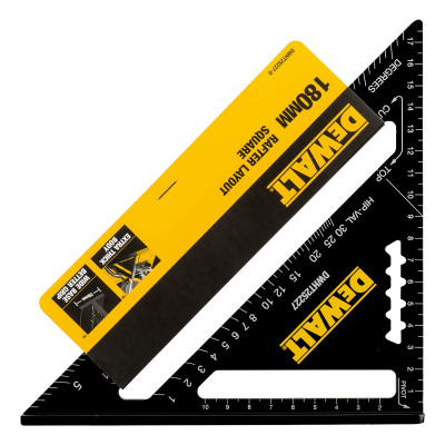 DeWalt Speed Square leņķis DWHT25227-0 18 cm, melns