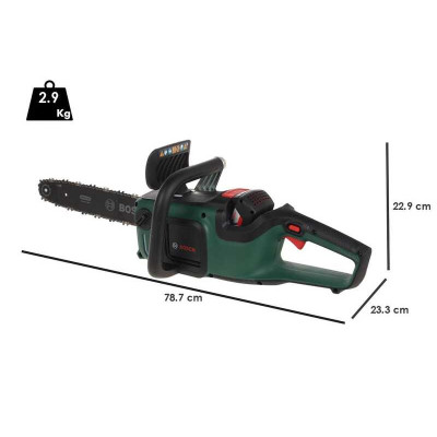Bosch AdvancedChain 36V-35-40 dārza instruments 36 V, 35 cm juosta, be akumuliatoriaus
