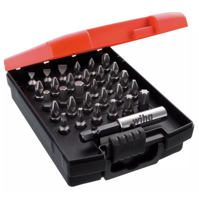 Wiha Standard 26252 uzgaļu komplekts 31 daļa 25 mm 1/4 C6,3
