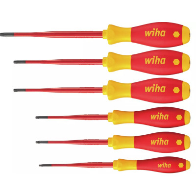 Wiha SoftFinish electric slimFix TORX skrūvgriežu komplekts 41245 6 daļas