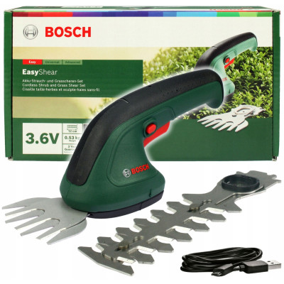 Bosch EasyShear akumulatora zāles un krūmu šķēres 3,6 V