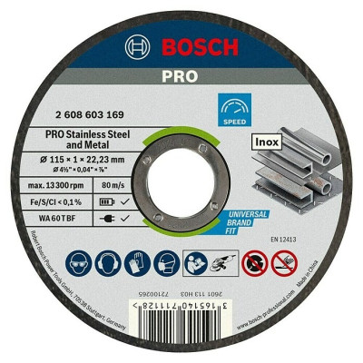 Bosch PRO Metal slīpdisks 115×6×22,23 mm