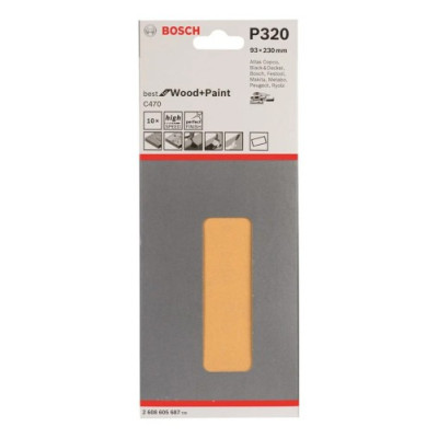 Bosch C420 SfWP slīploksnes 230×280 mm G240