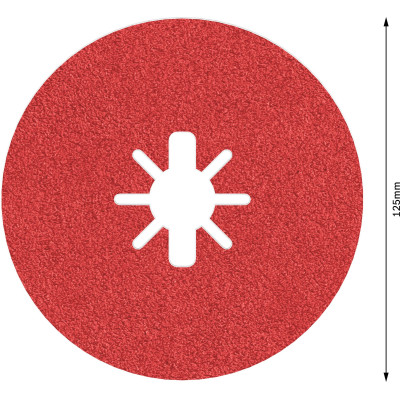 Bosch PRO R780 X-Lock fibre disc griezējdisks 125 mm, G60